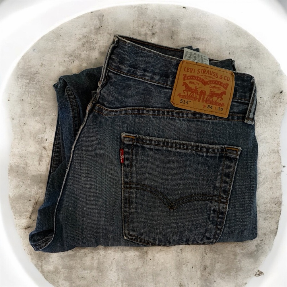Levis Men’s Style 514 Jeans, Distessed 34/32 👖zipper fly